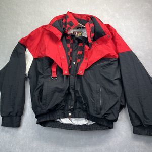 WINSTON Racing Hydro Proof Jacket Mens L Full Zip Stow  NASCAR NOS